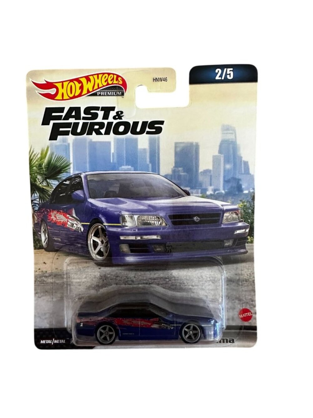 Hot Wheels Premium Fast & Furious 1999 Nissan Maxima Die-Cast Model Car 2/5 Meta